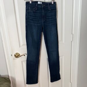 Dark Blue Women's straight Jeans Parker smith size 28
